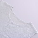 SHINY TRANSPARENT SLEEVELESS TOP