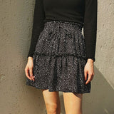 BOHO STYLE CHIFFON MINI SKIRT - Crazecabin