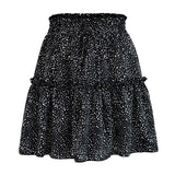 BOHO STYLE CHIFFON MINI SKIRT - Crazecabin