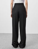HIGH WAIST PLATED LOOSE PANTS