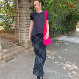 GRUNGE LONG RETRO SKIRT