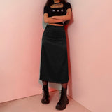 GRUNGE LONG RETRO SKIRT