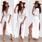 V NECK BEACH MAXI DRESS