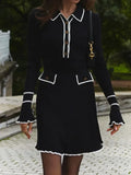 LONG SLEEVE HIGH WAIST DRESS