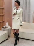 LONG SLEEVE HIGH WAIST DRESS