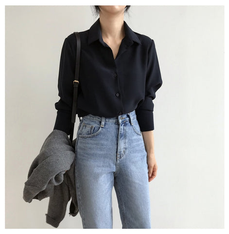 CLASSIC CHIFFON SHIRT