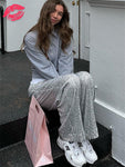 HIGH WAIST SHINY TROUSERS