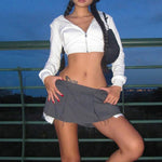 LONG SLEEVE CROPPED HOODIE