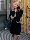 LONG SLEEVE HIGH WAIST DRESS