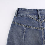 VINTAGE DENIM MINI SKIRT