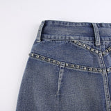 VINTAGE DENIM MINI SKIRT