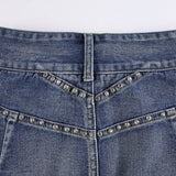 VINTAGE DENIM MINI SKIRT