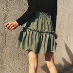 BOHO STYLE CHIFFON MINI SKIRT - Crazecabin