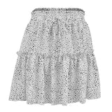 BOHO STYLE CHIFFON MINI SKIRT - Crazecabin