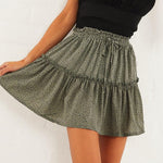 BOHO STYLE CHIFFON MINI SKIRT - Crazecabin