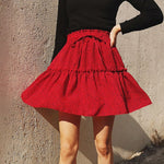 BOHO STYLE CHIFFON MINI SKIRT - Crazecabin