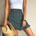 HIGH WAIST BOHO MINI SKIRT - Crazecabin