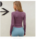 LONG SLEEVE FITNESS JACKET - Crazecabin