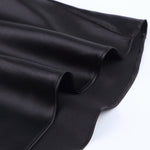 HIGH WAIST SATIN LONG SKIRT
