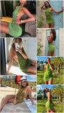 NECK HANGER SUMMER DRESS