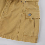 Y2K AESTHETIC LOW WAIST MICRO SKIRT