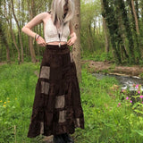 GRUNGE LONG BOHO SKIRT