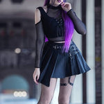 GOTHIC HALTER CROPTOP