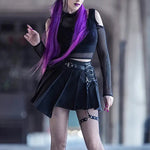 GOTHIC HALTER CROPTOP