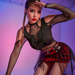 GOTHIC HALTER CROPTOP