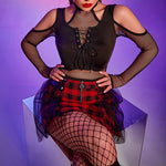 GOTHIC HALTER CROPTOP