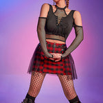 GOTHIC HALTER CROPTOP