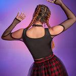 GOTHIC HALTER CROPTOP