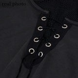 GOTHIC HALTER CROPTOP