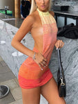 NECK HANGER SUMMER DRESS