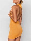 NECK HANGER SUMMER DRESS