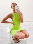 NECK HANGER SUMMER DRESS