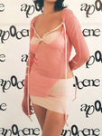 SEE THROUGH LACE UP TOP