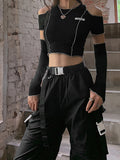 E-GIRL OPEN SHOULDER CROP TOP