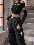 E-GIRL OPEN SHOULDER CROP TOP